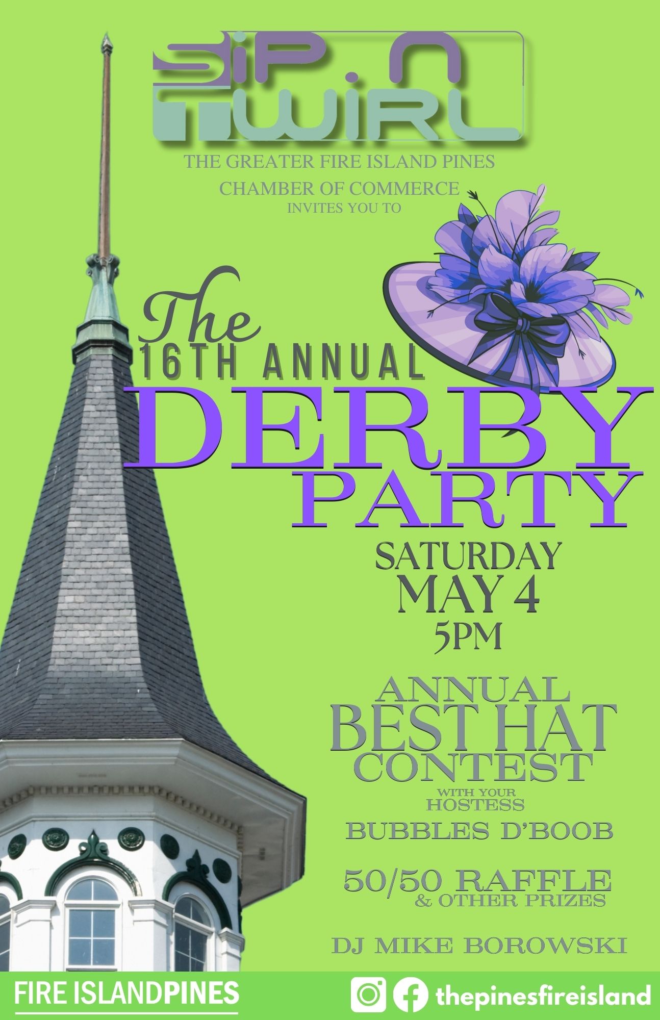 DERBY event poster