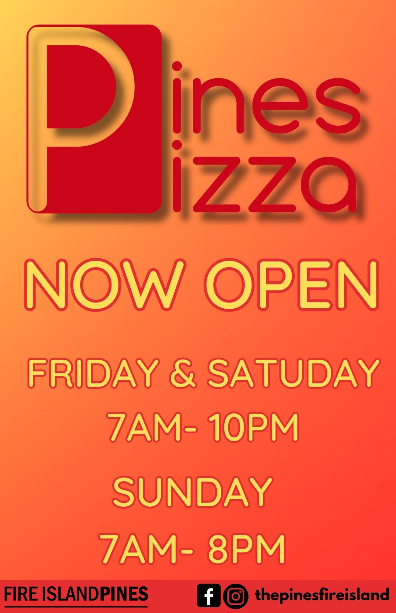 PIZZA - Now Open